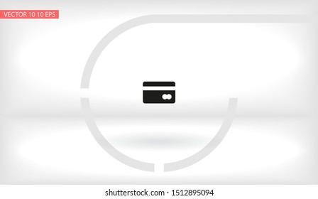 credit card Vector icon . Lorem Ipsum Illustration design
