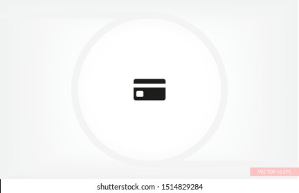 credit card Vector icon . Lorem Ipsum Illustration design