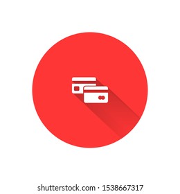 credit card Vector icon . Lorem Ipsum Illustration design