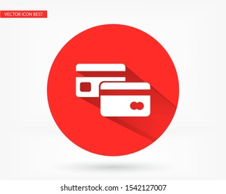 credit card Vector icon . Lorem Ipsum Illustration design