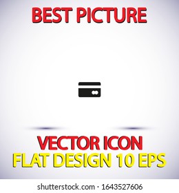 credit card Vector icon . Lorem Ipsum Illustration design