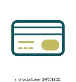 Symbol für die Vektorgrafik der Kreditkarte. Online-Zahlung. Barabhebung per Kreditkarte. E-Commerce-Zeichen. Graph-Symbol für Ihre Website Design, Logo, App, UI