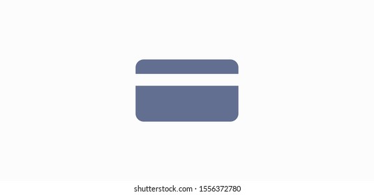 Credit card vector icon, Plastic card icon. Debit card icon. Pay online