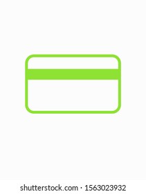 Credit card vector icon, Plastic card icon. Debit card icon. Pay online