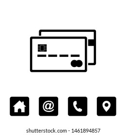 credit card vector icon symbol