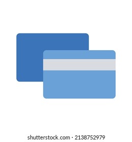 credit card Vector icon which is suitable for commercial work and easily modify or edit it