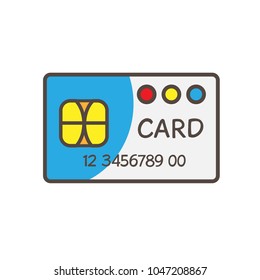 Credit card vector illustration.