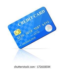 Credit Card. Vector illustration