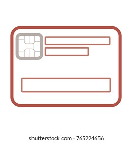 credit  card  vector illustration