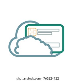 credit  card  vector illustration