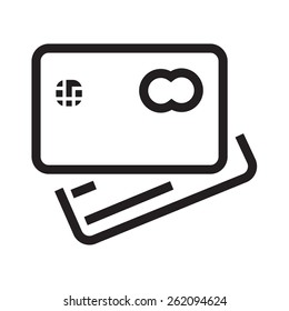 Credit card vector image to be used in web applications, mobile applications and print media.
