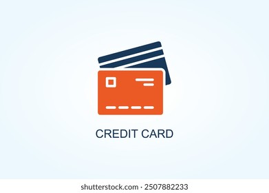 Credit Card Vector Or Logo Sign Symbol Illustration