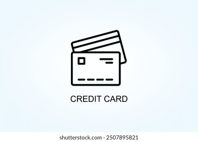 Credit Card Vector Or Logo Sign Symbol Illustration