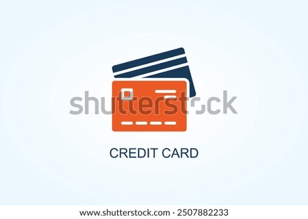 Credit Card Vector Or Logo Sign Symbol Illustration
