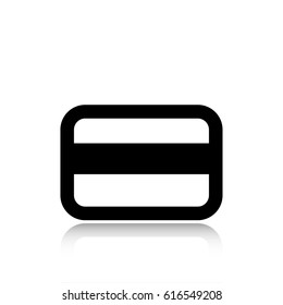 Credit card vector web icon