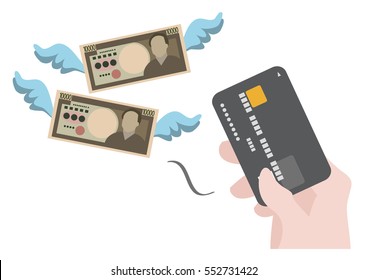 Credit card and waste