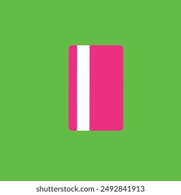 credit card in white and pink colors