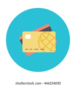 Credit Cards Colored Vector Icon