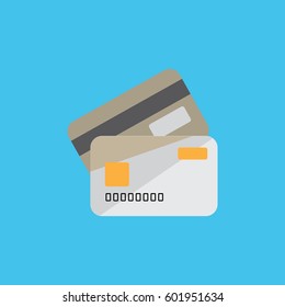 credit cards icon with background