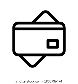 credit cards icon or logo isolated sign symbol vector illustration - high quality black style vector icons
