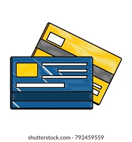 credit cards isolated icon