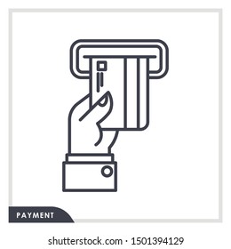 
Credit Cards Payment icon vector illustration eps10 on white background