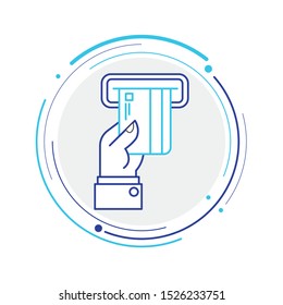 
Credit Cards Payment icon vector illustration eps10 on white background