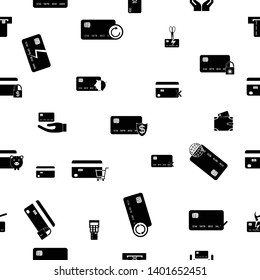 credit cards seamless pattern background icon.