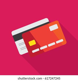 credit cards with shadow