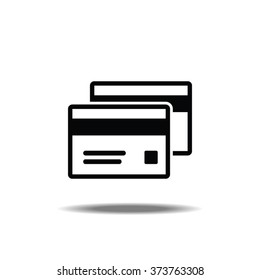 Credit Cards Thin Line Single Icon