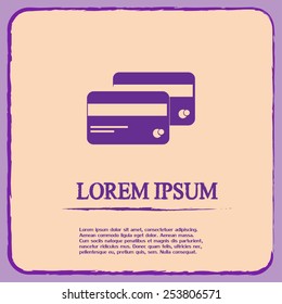 credit Cards vector icon