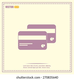 credit Cards vector icon