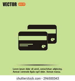 credit Cards vector icon