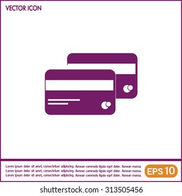 credit Cards vector icon