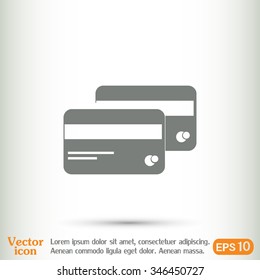credit Cards vector icon