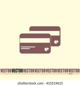 credit Cards vector icon