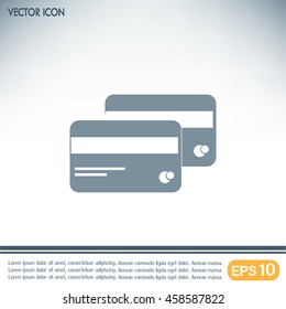 credit Cards vector icon