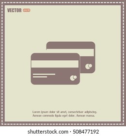 credit Cards vector icon