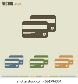 credit Cards vector icon