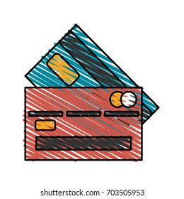credit cards vector illustration