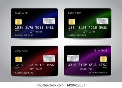 3,531 Purple credit card design Images, Stock Photos & Vectors ...