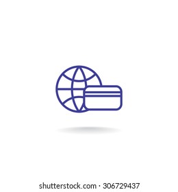 Credit card.vector icon