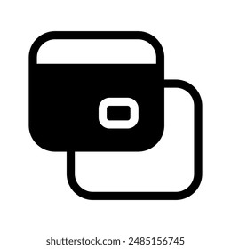 Credit Cart Icon Vector Symbol Design Illustration