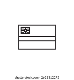 credit debit card chip icon editable outline stroke vector eps