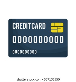 credit or debit card icon image vector illustration design 