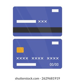 Credit and Debit Card Illustration Vector. Payment Card icon vector