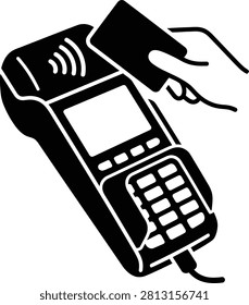 Credit Debit Card Payment Terminal Icon