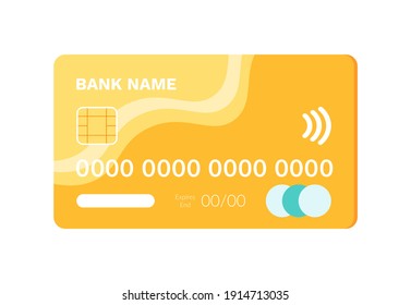 Credit and debit card vector, isolated icon of plastic item with numbers and special code, financial object to pay and shopping, finance and capital