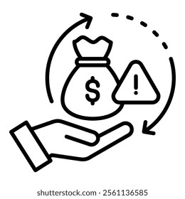 Credit Default Icon Element For Design
