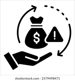Credit Default Icon Element For Design